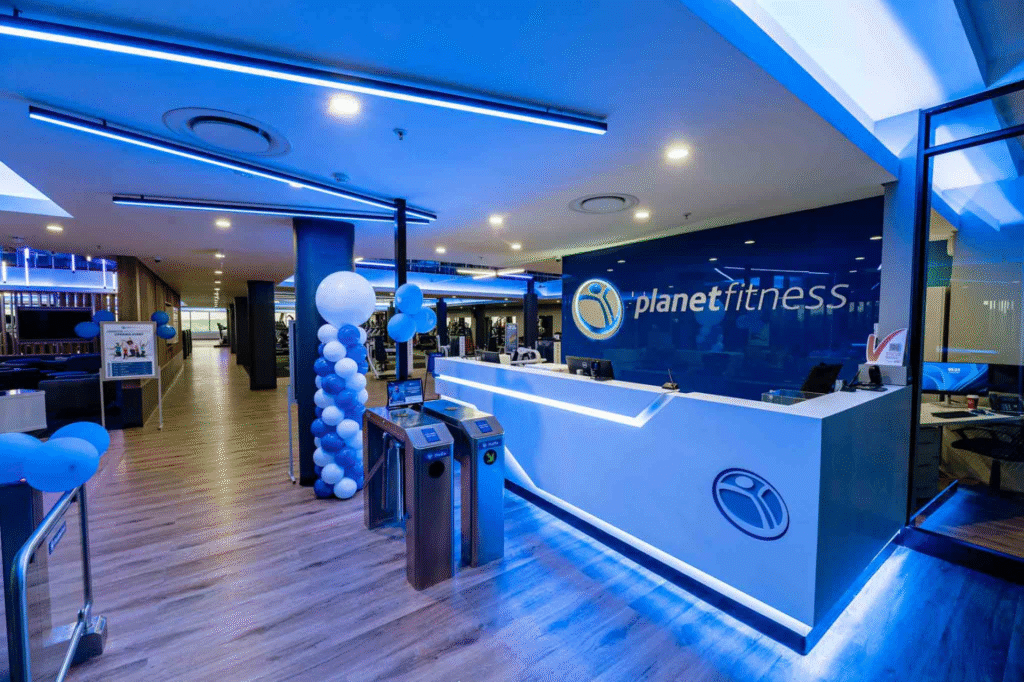 planet fitness reception desk at south africa