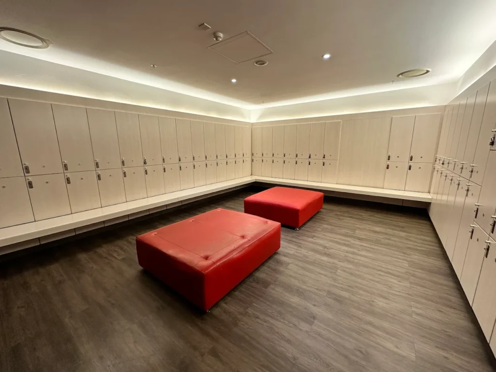 locker room in virgin active