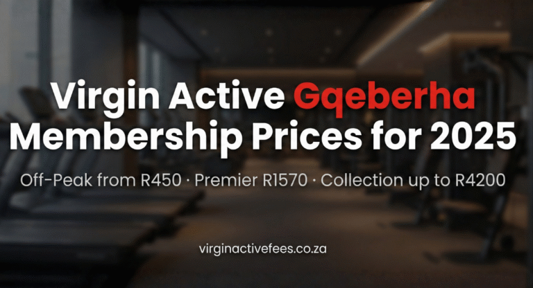Virgin Active Membership Prices in Gqeberha 2025