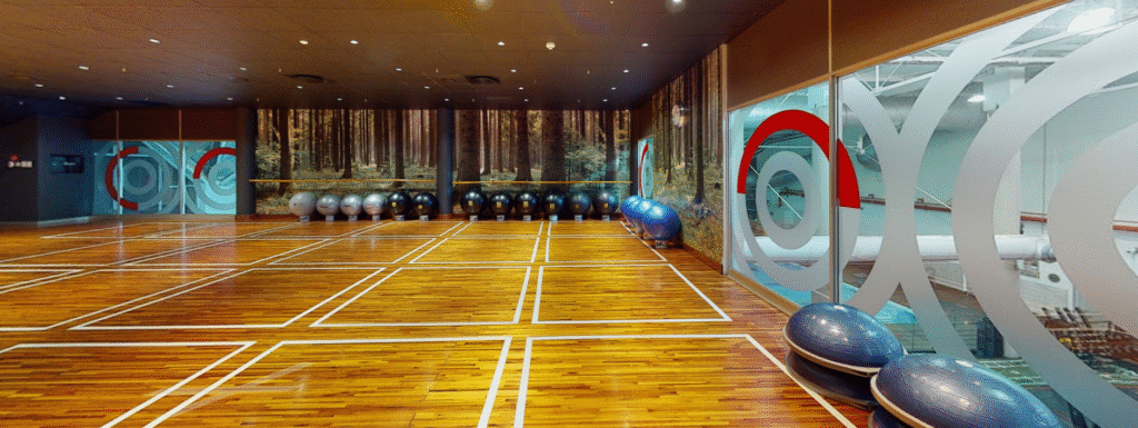 virgin active green point from inside 