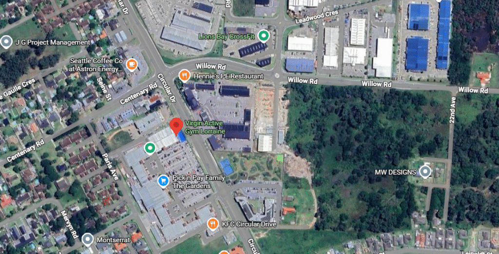 Virgin Active Lorraine on maps