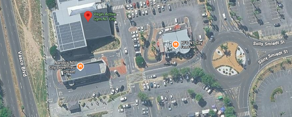 Virgin Active N1 City - location on google maps 