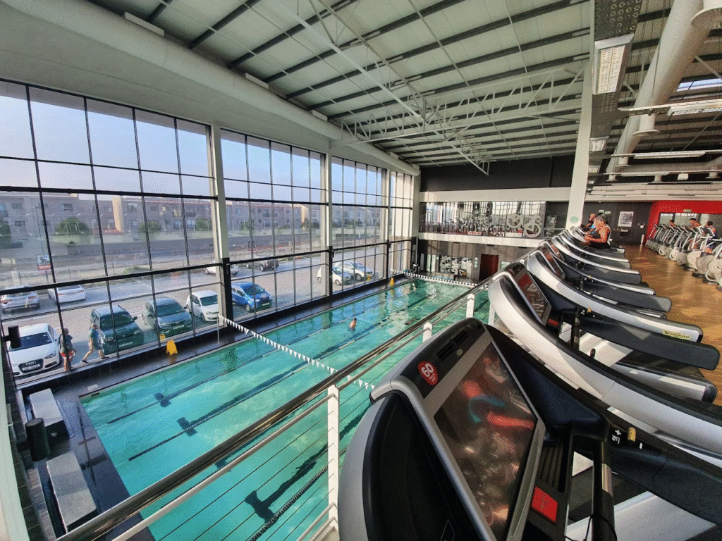 Virgin Active Sunningdale pool from inside