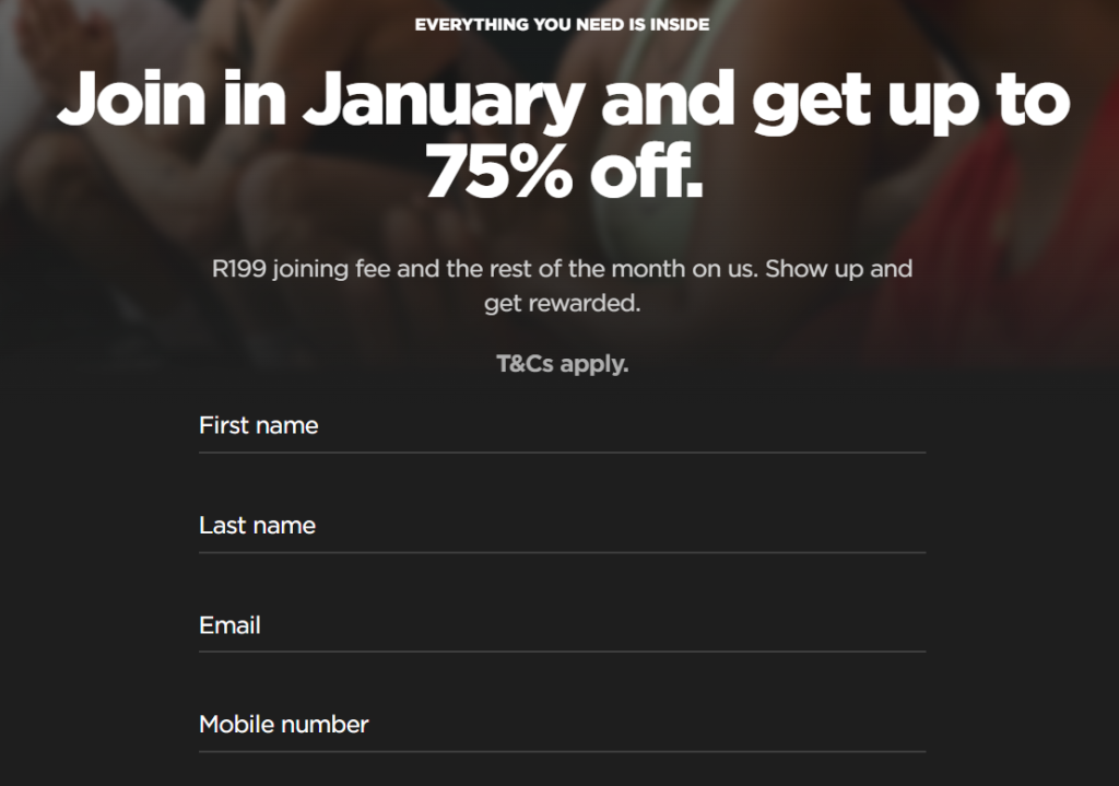 virgin active 75% off offer 2026 